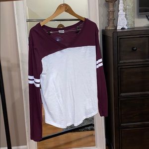 Pink light weight football lounge shirt